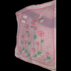 Handmade crocheted blanket /throw